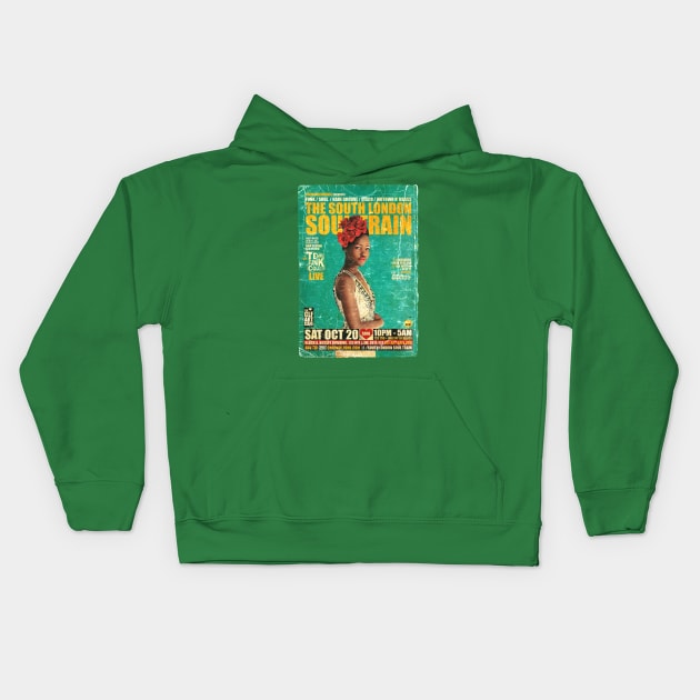 POSTER TOUR - SOUL TRAIN THE SOUTH LONDON 50 Kids Hoodie by Promags99